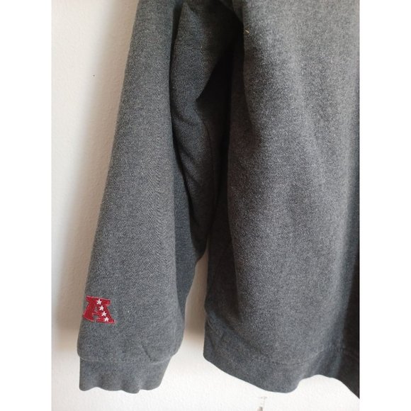 Denver Broncos Gray Fleece Lined Zip Front Hoodie NFL Pro Line Football XL - Picture 5 of 6